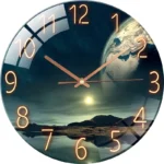 Nordic Silent Wall Clock Non-ticking Silent Digital Wall Clock Silent Movement Without Ticking Living Room Decoration Wall Clock - Image 2