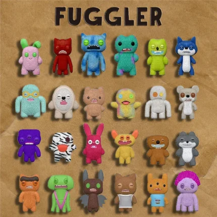 6-8cm Fuggler Funny Ugly Monster Series 24Pcs/Set Figure Cute Anime Model Doll Kids Surprise Gift Desktop Decoration Toys
