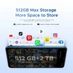 Global Version DOOGEE Note59 Pro+ 5G Smartphone 36GB(12+24) 512GB 6.75" HD+ 120Hz UNISOC T8200 50MP Camera 6250mAh Battery NFC - Image 3