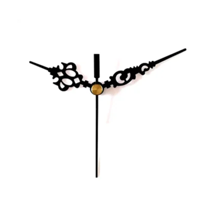 1sets Young Town White Axis Hands Black And Silver 2060# Metal Aluminum Quartz Clock Accessory High Quality DIY Kits