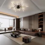 Living room dining room LED pendant light, modern creative lighting, home decoration lighting, bedroom study spiral ceiling ligh - Image 3