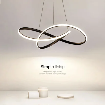 Modern Dining Room Pendant Lights Nordic LED Dining Table Ceiling Chandelier Living Room Home Indoor Bar Counter Hanging Lamp