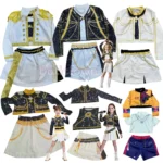 Kids Rumi Mira Zoey Cosplay Girl Costume K KDPop KPDH Pop Huntrix Golden Costume Child Halloween Party Clolthes Outfit