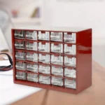 25 Multi-grid Drawer Parts Box Wall-mounted Screw Classification Component Box Tool Case electronic components Storage ToolBox - Image 2