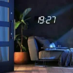 Digital Wall Clock Desk Clock Electronic Alarm Clock Modern Home Decoration Decoration for Bedroom Home Decor Interior Led Table - Image 3