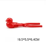 Snowball Clamp Duck Snowflake Grenade Shape Snowball Making Tongs Winter Outdoor Snow Play Sports Toys Snowball Throwing Tool - Image 2