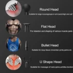 Massage Gun Deep Tissue, Muscle Fascia gun，Muscle Massage Gun for Pain Relief with 4 Massage Heads & 6 Speeds - Image 6