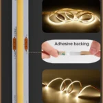 LED Strip Light 10mm PCB DC 12V 24V COB LED Strip Lights for Home Decor DIY Warm Nature Cool White High Density 528LEDs/m - Image 2