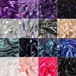 Shiny Mirror Glossy Soft Vinyl Patent PVC Fabric Material for Dress Upholstery 150CM Wide Sold By Meter