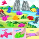 12/24pcs Dinosaur Kawaii Squishies Mochi Squishy Toys Stress Relief Toys for Kids Boys Girls Animals Party Favors Birthday Gifts - Image 2