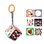 Baby Newborn Crib Hanging Rattle Toys Early Development for 0-12 Months High Contrast Black and White Learning Education Toy - Image 6