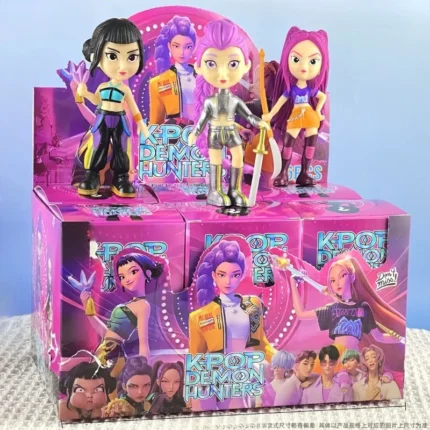 2025 New Kpop Demon Hunters Action Figure Toy Derpys Tiger Rumi Mira Zoey Sussy Figurine Doll Fans Collection Christmas Gift