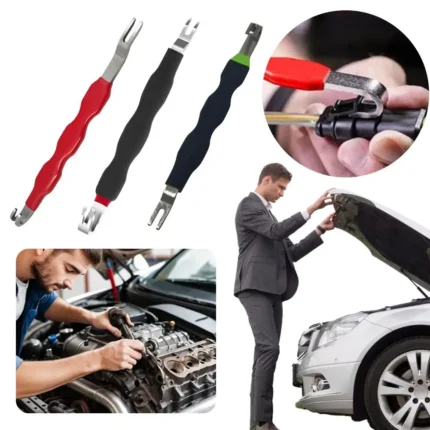 Car Wiring Harness Buckle Line Connector Crowbar Bolt Breaker Combination Double-headed Car Repair Handheld Disassembly Tools