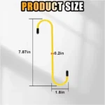 Car Brake Caliper Hooks Auto Brake Caliper Hangers Hooks with Rubber Tips Universal Tools for Brake Bearing Axle Suspension Work - Image 2