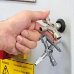 Multi-purpose Cross Switch Square Key Wrench 10 In 1 Universal Triangle Elevator Electrical Cupboard Box Train Wrench Tools