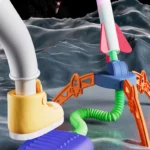 Children Air Stomp Rocket Launcher Toy Flying Foam Rockets Foot Pump Jump Pressed Outdoor Interactive Game for Kids Boys - Image 2