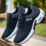 Men's casual sports shoes, breathable mesh lace-up versatile sports shoes - Image 2