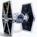 450PCS MOC Tie Fighter Stars Fighter Space Wars Figures FIT Model Building Blocks Bricks Kids Boys Toys Gift - Image 2