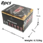 Fondjoy Marvel figure Splicing toys iron man MK1 MK2 MK3 MK4 MK5 MK6 MK7 Action figure model Birthday gift for children - Image 3