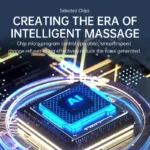 Massage Gun Deep Tissue, Muscle Fascia gun，Muscle Massage Gun for Pain Relief with 4 Massage Heads & 6 Speeds - Image 5