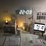 Digital Wall Clock Desk Clock Electronic Alarm Clock Modern Home Decoration Decoration for Bedroom Home Decor Interior Led Table - Image 4
