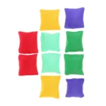 10PCS Kids Sandbag Throwing Toys Classic Outdoor Sports Toys Colorful Handmade Sandbags Sensory Training Stress Relief Toys - Image 2
