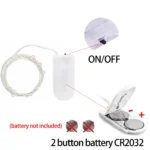 LED String Lights Copper Wire Fairy Lights Battery Powered IP65 Waterproof Decor Garland Lights DIY Christmas Wedding Festoon - Image 3