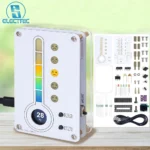DIY Thermo-Hygrometer Soldering Practice Kit with Expressive LED Face| STEM Educational Electronics Project for Home Room School
