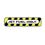 Personality Customization Fashion JET FUEL Only Safety DIESEL Retro-reflective Car Sticker Decals 16.5*3.8CM