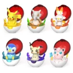 Pokemon Figure Bulbasaur Eevee Charmander Squirtle Pikachu Piplup Cubone Mimikyu Jigglypuff Poke Ball Pokeball Toy Ornament Doll - Image 4
