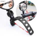 〔ZYAF〕Bike Mirror 360 Degree Adjustable Rotatable Handlebar Mirror Wide Bycicle Accessories Cycling Rear View Mirror