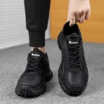 Men Casual Sport Shoes Breathable Lightweight Sneakers Outdoor Mesh Black Running Shoes Athletic Jogging Tenis Walking Shoes - Image 4