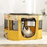 Portable Foldable Pet Tent Pet Playpen Cat Delivery Room For Pet Birthing Center Crates Kennel Outdoor Indoor Dog Playpen