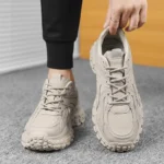 Men Casual Sport Shoes Breathable Lightweight Sneakers Outdoor Mesh Black Running Shoes Athletic Jogging Tenis Walking Shoes - Image 5