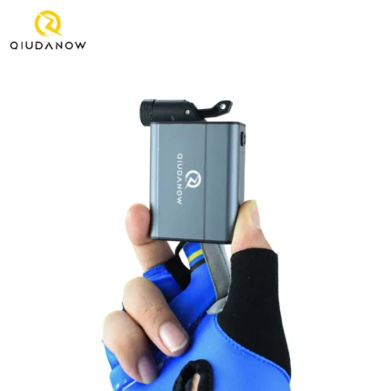 QIUDANOW 130 PSI Portable electric bike Inflator for mountain bike Schrader & Presta Value Compatible with Type-C charging
