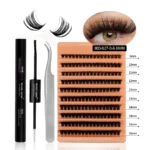 Wendy Lashes Cluster Lashes 200Pcs Eyelash extension 50/60/80D Volume Individual Lashes Mixed Tray Faux Mink Lash Cilias Makeup - Image 2