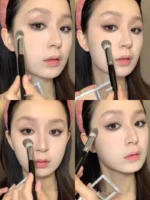 1/2Pcs Peach Heart Blusher Brush Powder Blush Cream Liquid Blush Makeup Brushes Flat Small Precise Blush Brush Makeup Tools - Image 4