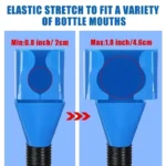 1-10pcs Foldable Car Motorcycle Refueling Engine Plastic Oil Funnel Filter Transfer Tool Flexible Funnel Draining Tool - Image 3