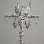 Wood Appliques and Onlays Natural Furniture Wall Door Woodcarving Decorative Long Flower Wooden Figurines Crafts Corner Frame - Image 6