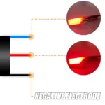 1 Pair Motorcycle LED Rear Turn Signal Passenger Armrest Trim Light Accessories For Honda Goldwing Gold Wing GL1800 2006-2017 - Image 4