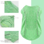 Sun Protection Dog Shirts with Reflective Strips, Quick Dry, Soft Stretchy Fabric, Available in Sizes for Small to Large Dogs! - Image 5