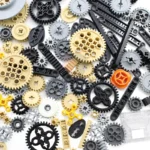 169Pcs High-Tech Parts Gear Transmission Building Bricks Blocks Set DIY Technological Creativity Accessory Toy