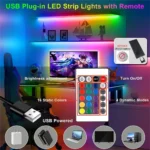 5V USB RGB COB Strip 576Leds/M Color Changing LED Strip Lights Multicolor Flexible Tape Light, for TV, Bedroom, Party DIY - Image 4