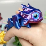3D Printed Salamander Figures Animal Toys Multi-Joint Movable Simulation Eyes Fidget Toys Home Accessories Desk Decor Kids Gift - Image 4