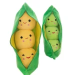 Cute Plush Peas Filled Plant Toy Creative Pea Children Kawaii Doll Bean Baby Pillow Cushion Girl Gift - Image 6