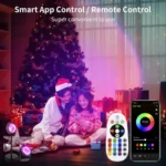 Tuya Smart Led Sunset Projector Lamp Smart Life App IR Remote Control RGB Atmosphere Spotlight Night Light for Party Photography - Image 3