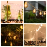 30M 15M Fairy String Light G40 LED Ball Festoon Lights Connectable Wedding Light String Decoration For Backyard Garden Party - Image 5