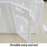 Indoor Dog Fences Cages Backyard Transparent Dog Enclosure High Home Puppy Playpen Small Animals Crate Portable Pet Corral - Image 3