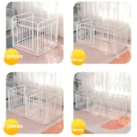 Adjustable Modular Dog Crate Kennel Pet Fence Indoor Outdoor Playpen for Small Medium Large Breeds Training - Image 2