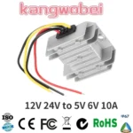 12V 24V to 5V 6V 5A 10A 12 Volt to 5 Volt Buck Power Supply DC DC Converter Step Down Regulator Voltage Reducer for Cars Toys
